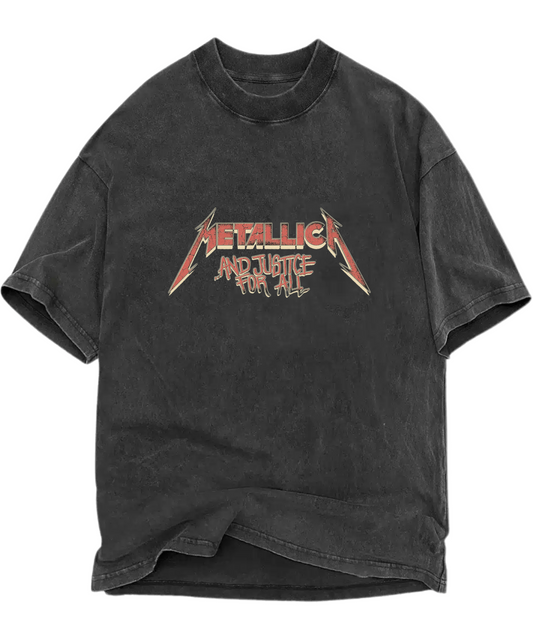 Justice For All Vintage Oversize T-Shirt