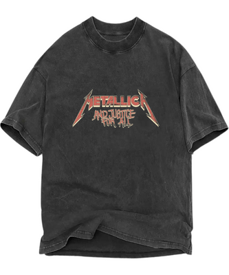 Justice For All Vintage Oversize T-Shirt